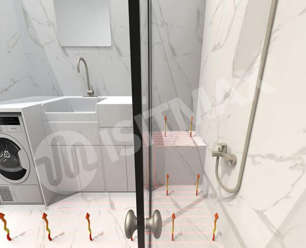Bathroom Floor Heating Wired System - Image 13