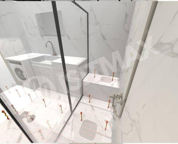 Bathroom Floor Heating Wired System - Image 14